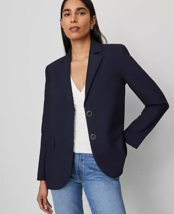 Ann Taylor Jackets And Blazers|The Madison Blazer Night Sky