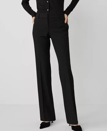 Ann Taylor Suits|Suits|The Mid Rise Trouser In Seasonless Stretch Core Black