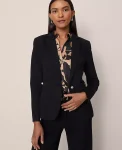 Ann Taylor Jackets And Blazers|Suits|The One Button Blazer In Ponte Black