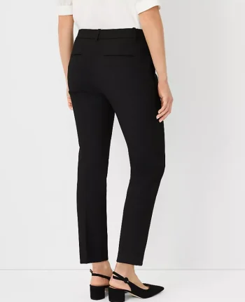 Ann Taylor Petite Pants|Petite Suits|The Petite Ankle Pant In Bi-Stretch - Curvy Fit Black
