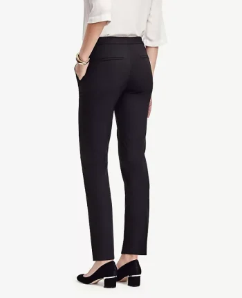 Ann Taylor Petite Suits|The Petite Ankle Pant In Seasonless Stretch Core Black