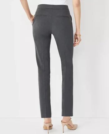Ann Taylor Petite Pants|Petite Suits|The Petite Ankle Pant In Seasonless Stretch Modern Charcoal