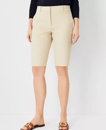 Ann Taylor Petite Pants|The Petite Boardwalk Short - Curvy Fit Soft Khaki