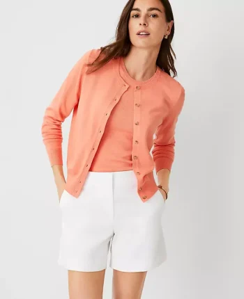 Ann Taylor Petite Pants|The Petite City Short White