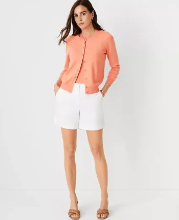 Ann Taylor Petite Pants|The Petite City Short White
