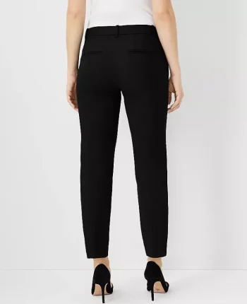 Ann Taylor Petite Pants|The Petite Eva Ankle Pant - Curvy Fit Black