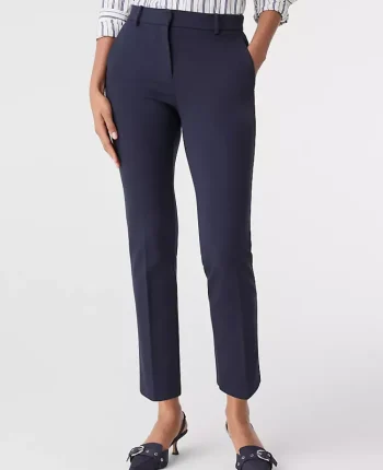 Ann Taylor Petite Pants|The Petite Eva Ankle Pant In Ponte Night Sky