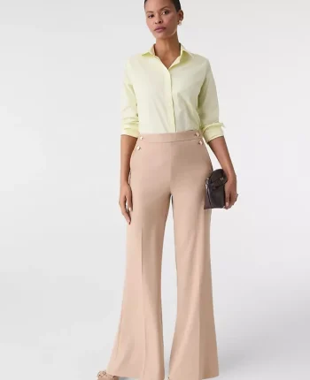 Ann Taylor Petite Pants|The Petite Everyday Sailor Wide Leg Pant Cafe Au Lait