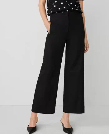 Ann Taylor Petite Pants|The Petite Grace Straight Pant Black