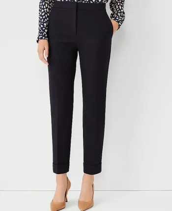 Ann Taylor Petite Pants|The Petite High Rise Eva Ankle Pant Atlantic Navy