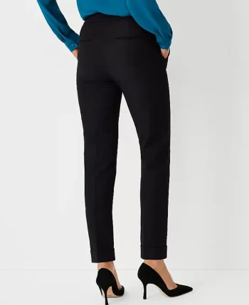 Ann Taylor Petite Pants|The Petite High Rise Eva Ankle Pant Black