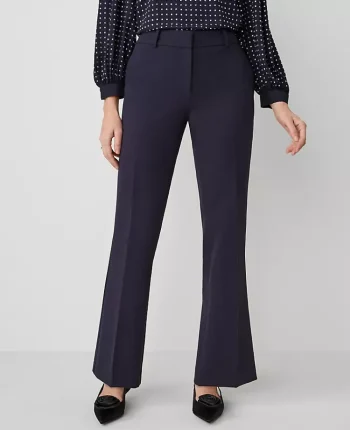 Ann Taylor Petite Pants|New Petite Styles|The Petite Jayne Trouser - Curvy Fit Night Sky