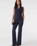 Ann Taylor Petite Pants|The Petite Jayne Trouser In Ponte Night Sky