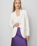 Ann Taylor Petite Jackets And Blazers|The Petite Madison Blazer Winter White
