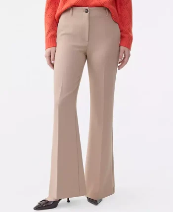 Ann Taylor Petite Pants|New Petite Styles|The Petite Margot Trouser In Bi-Stretch Weathered Oak
