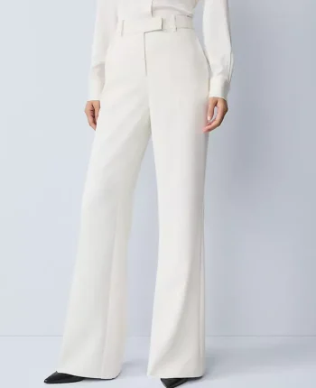 Ann Taylor Petite Pants|The Petite Perfect Flare Pant Winter White