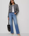 Ann Taylor Petite Jeans|The Petite Perfect Straight Jean Authentic Vintage Mid