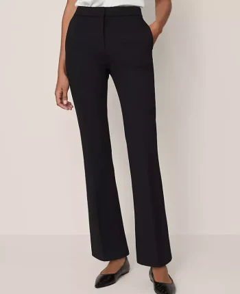 Ann Taylor Suits|Suits|The Petite Skinny Flare Pant In Ponte Black