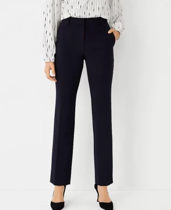 Ann Taylor Petite Pants|The Petite Sophia Pant - Curvy Fit Atlantic Navy