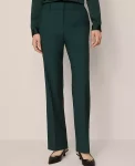 Ann Taylor Suits|Suits|The Petite Straight Pant &mdash; Curvy Fit Pine Grove