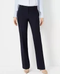 Ann Taylor Petite Pants|Petite Suits|The Petite Trouser In Seasonless Stretch - Curvy Fit Deep Navy Sky