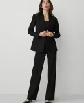 Ann Taylor Petite Pants|Petite Suits|The Petite Trouser In Seasonless Stretch Black