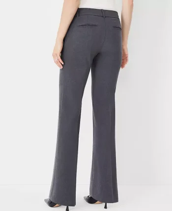 Ann Taylor Petite Suits|Petite Pants|The Petite Trouser In Seasonless Stretch - Curvy Fit Modern Charcoal