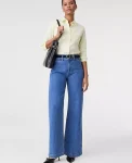 Ann Taylor Petite Jeans|The Petite Wide Leg Jean Classic Indigo Wash