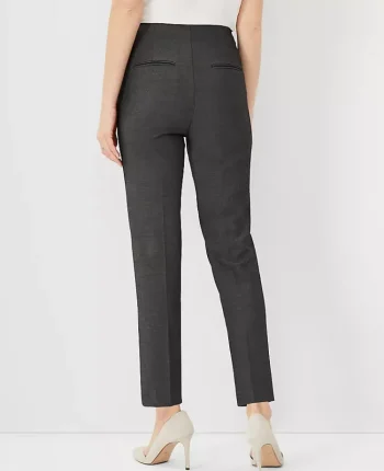 Ann Taylor Suits|Suits|The Side Zip Ankle Pant In Bi-Stretch Dark Grey