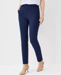 Ann Taylor Suits|Suits|The Side Zip Ankle Pant In Bi-Stretch Pure Sapphire