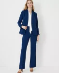 Ann Taylor Suits|Suits|The Side Zip Trouser In Fluid Crepe Pure Sapphire
