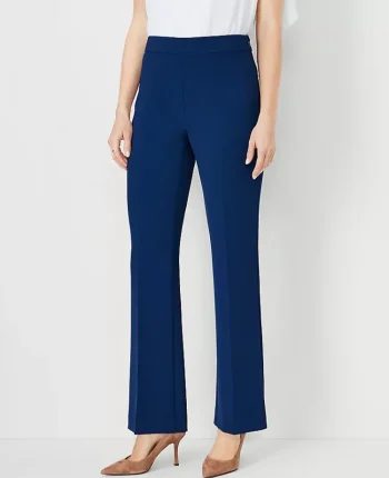 Ann Taylor Suits|Suits|The Side Zip Trouser In Fluid Crepe Pure Sapphire