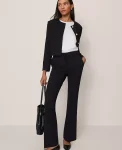Ann Taylor Suits|Suits|The Skinny Flare Pant In Ponte Black