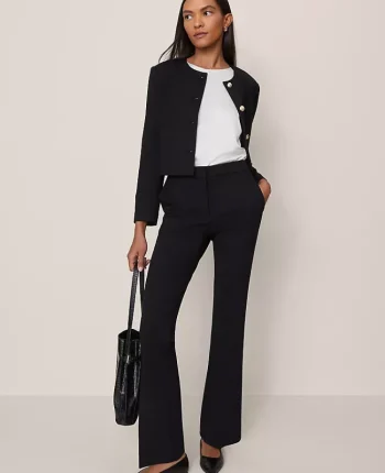 Ann Taylor Suits|Suits|The Skinny Flare Pant In Ponte Black