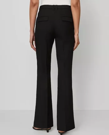 Ann Taylor Pants|The Slim Flare Trouser In Bi-Stretch - Curvy Fit Black