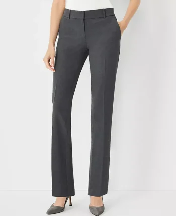 Ann Taylor Suits|Suits|The Straight Pant In Seasonless Stretch Modern Charcoal