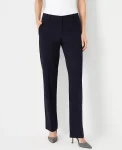 Ann Taylor Suits|Suits|The Straight Pant In Seasonless Stretch Deep Navy Sky
