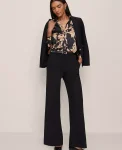 Ann Taylor Suits|Suits|The Wide Leg Pant In Ponte Black