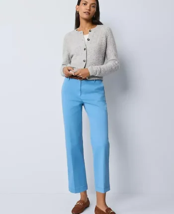 Ann Taylor Pants|Weekend Pants & Jeans|Weekend Collection Belted Ankle Pant Songbird Blue