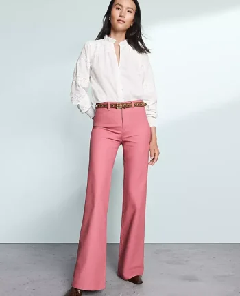 Ann Taylor Pants|Weekend Collection Go-Everywhere Flare Pant French Pink Clay