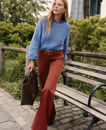 Ann Taylor Pants|Weekend Collection Go-Everywhere Flare Pant Smoked Paprika