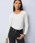 Ann Taylor Tops And Blouses|Weekend Tops|Weekend Collection Lace Trim Pointelle Top Winter White