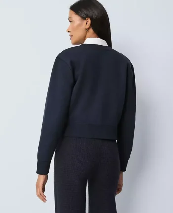 Ann Taylor Tops And Blouses|Weekend Tops|Weekend Collection Patch Pocket Jacket Night Sky