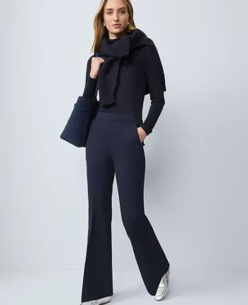 Ann Taylor Pants|Weekend Pants & Jeans|Weekend Collection Ponte Flare Pant Night Sky