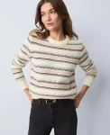 Ann Taylor Sweaters|All Sweaters|Weekend Collection Relaxed Fair Isle Sweater Neutral Multi