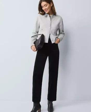 Ann Taylor Pants|Weekend Pants & Jeans|Weekend Collection Stretch Velvet Pant Black