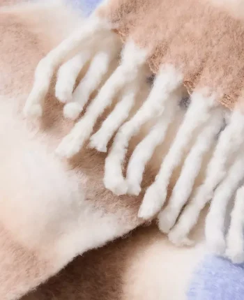 Ann Taylor Weekend Accessories|Weekend Accessories|Weekend Collection Striped Blanket Scarf Pearl Shadow