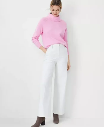 Ann Taylor Jeans|Weekend Collection Trouser Jean Ivory