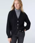 Ann Taylor Sweaters|All Sweaters|Weekend Collection Waffle Knit Cardigan Black
