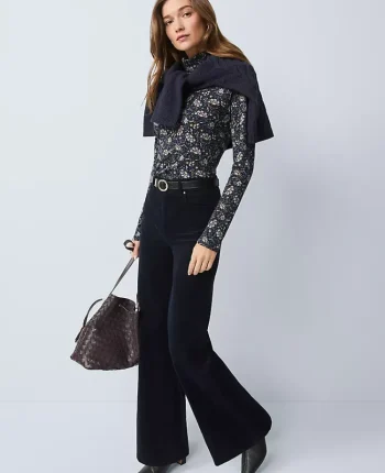 Ann Taylor Pants|Weekend Pants & Jeans|Weekend Collection Wide Leg Corduroy Pant Night Sky